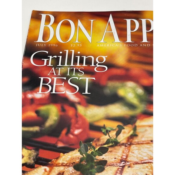 Vintage Bon Appétit Magazine July 1996 - Grilling At Its Best Recipes Inside Col - Picture 2 of 4